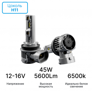 Светодиодные лампы iBOX VEGA H11 (Версия 2025)