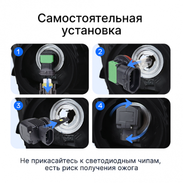 Светодиодные лампы iBOX VEGA HB4-11